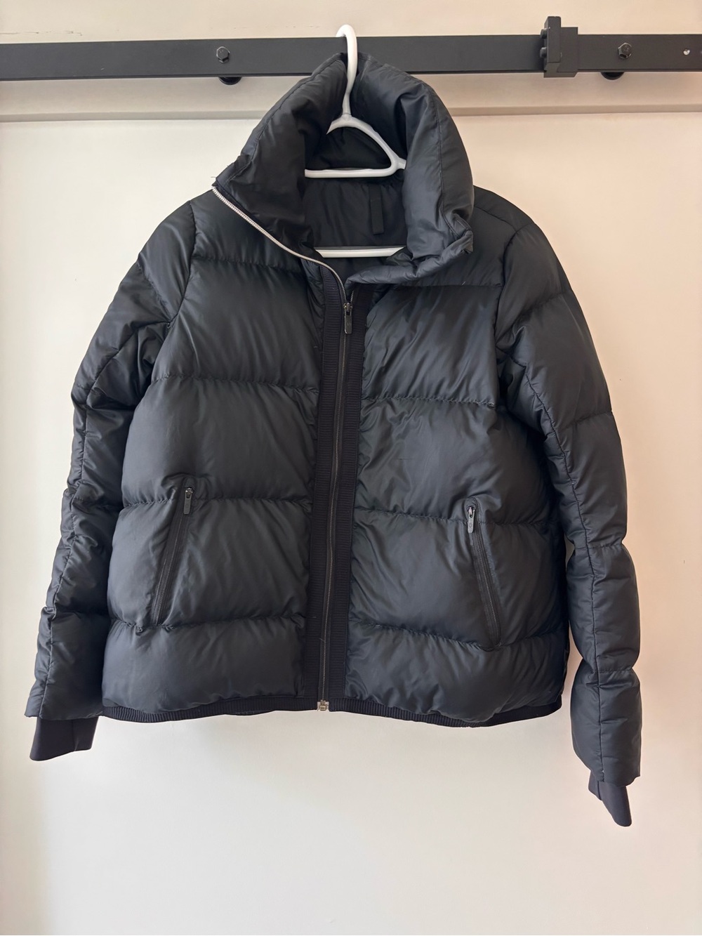 lululemon athletica Black Quilted Puffer Jacket